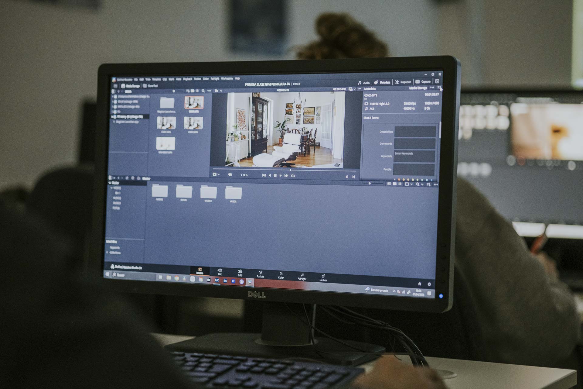 Curso edición y etalonaje con Davinci Resolve en LENS