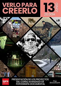 Cartel proyección Fotografía Documental
