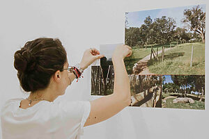 Montaje Exposición 'El tiempo que somos'-28