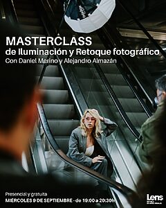 MASTERCLASS GRATUITA DE ILUMINACIÓN Y RETOQUE DIGITAL